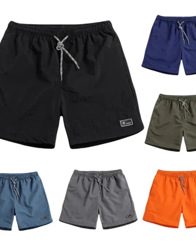 Shorts Men Summer Large Size Thin Fast-drying Beach Trousers Casual Sports Short Pants Clothing Spodenki Short Homme