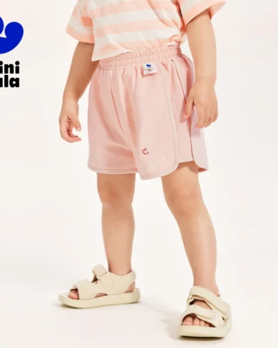 Mini Bala Long Pants Unisex Kids 2024 Summer Cotton Elastic Breathable Pants