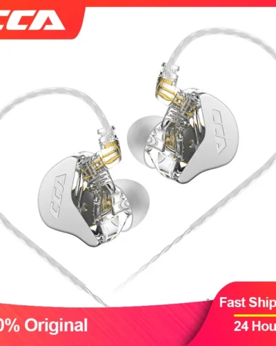 CCA CRA Hanging In Ear Wired HiFi Headset Monitor Headphones Noice Cancelling Sport Gamer Earbuds Earphones KZ ZEX Pro NRA CA4