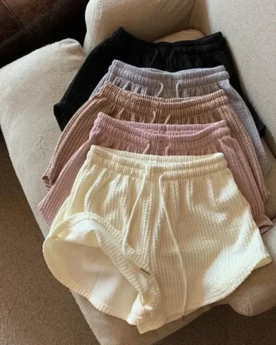 Women Gym Fitness Running Shorts Women's Summer Thin Style Loose Casual Large Size Wide Leg High Waist A-word Sports Hot Pants