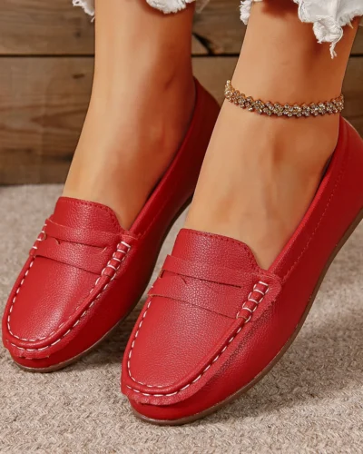 New Flats Shallow Loafers Women Walking Casual Shoes Designer Summer Comfort Soft Sole Shoes Brand Office Zapatillas De Mujer