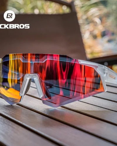 ROCKBROS Bicycle Glasses Photochromic / Polarized Lens Bike Sunglasses Eyewear Sun Protect Sports MTB Road Adult Cycling Glasses