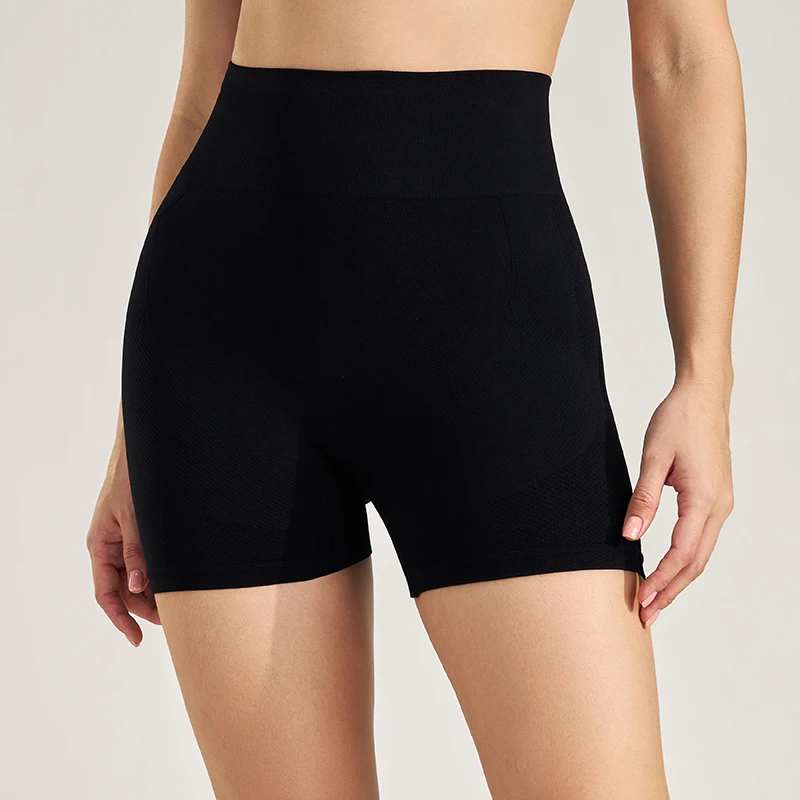 Women's Outdoor Cycling Shorts Gym Running Workout High Waisted Tummy Pants Women's Yoga Shorts Cycling Pants - Image 3