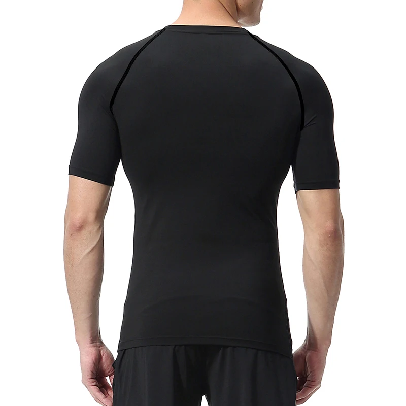 Bat Print Compression Shirts for Men Gym Workout Running Rash Guard Athletic Sport Quick Dry Tshirt Tops Undershirts Baselayers - Image 5