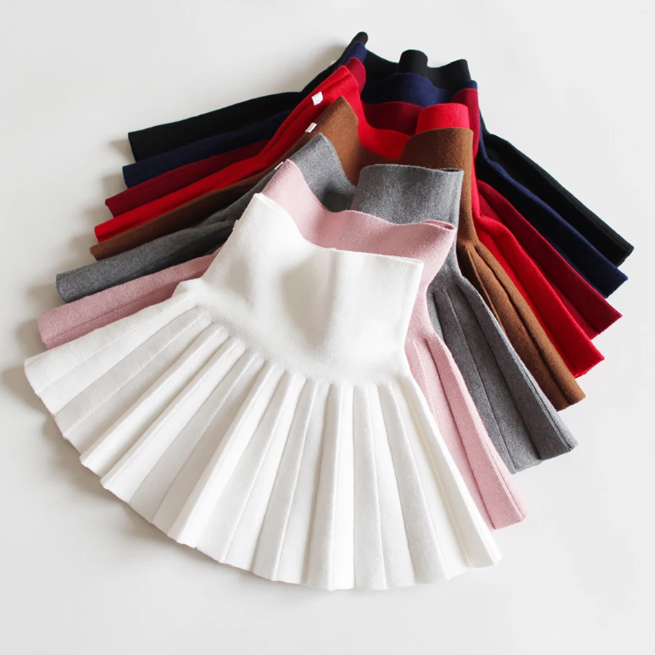 Elegant Kids Pleated Skirt Girls Soft and Comfortable Bottoms Children Fashion High Waist Short Princess Dress for Everyday Wear - Image 3