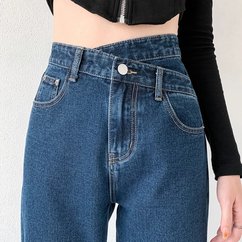 ZOENOVA Jeans Women Wide Leg Pants Mom Femme Black Blue Jeans High Waist Woman Trousers 2023 Clothing Pantalones Spodnie Damskie - Image 4