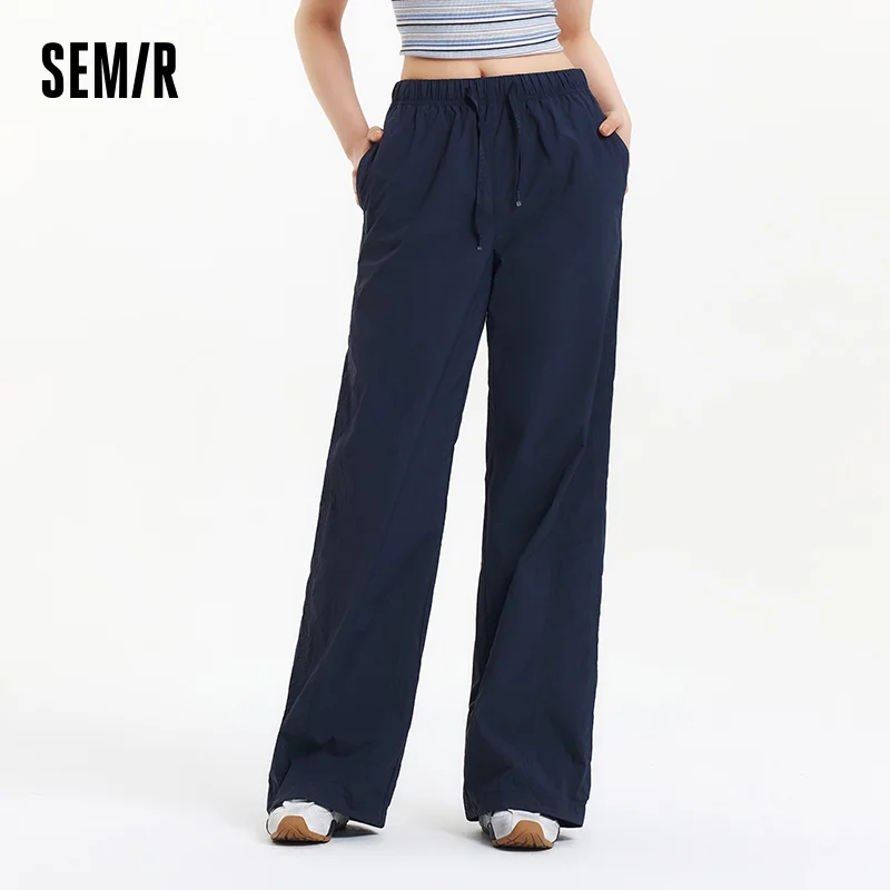 Semir Casual Pants Women Moisture Wicking Relaxed Fit Wide Leg 2025 New Summer Cool Feeling Sun Protection Long Pants - Image 3