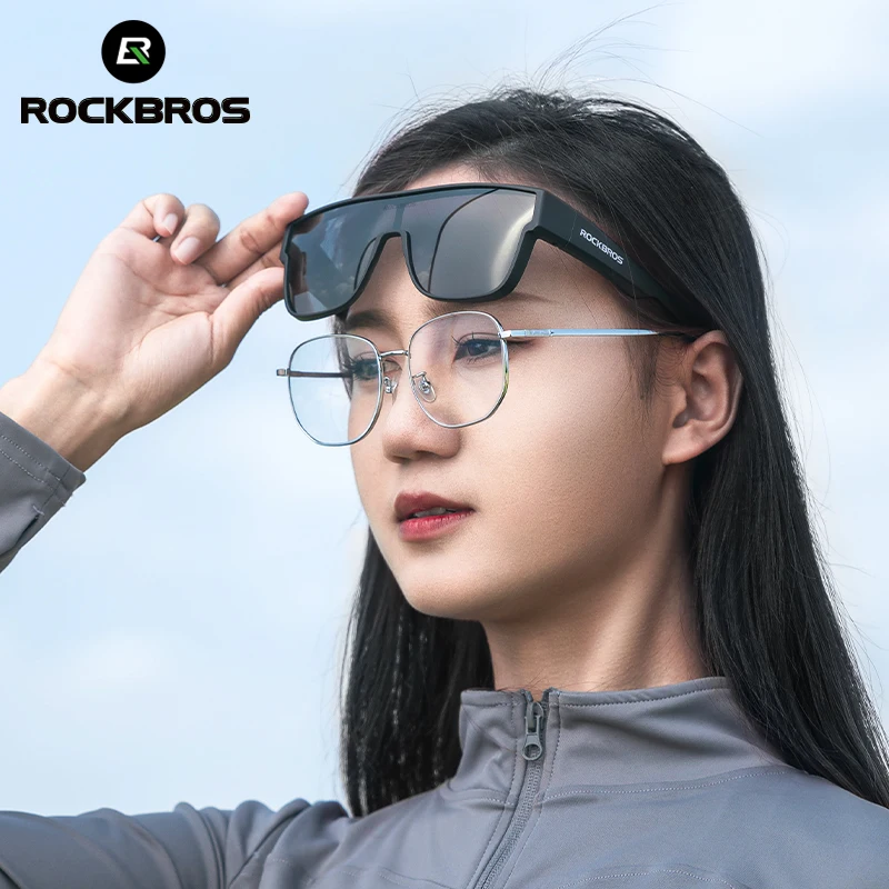 ROCKBROS Polarized Cycling Sunglasses Mutilfunctional Glasses UV Protection Set Glasses Frame Compatible Men's Women's Sunglass - Image 5