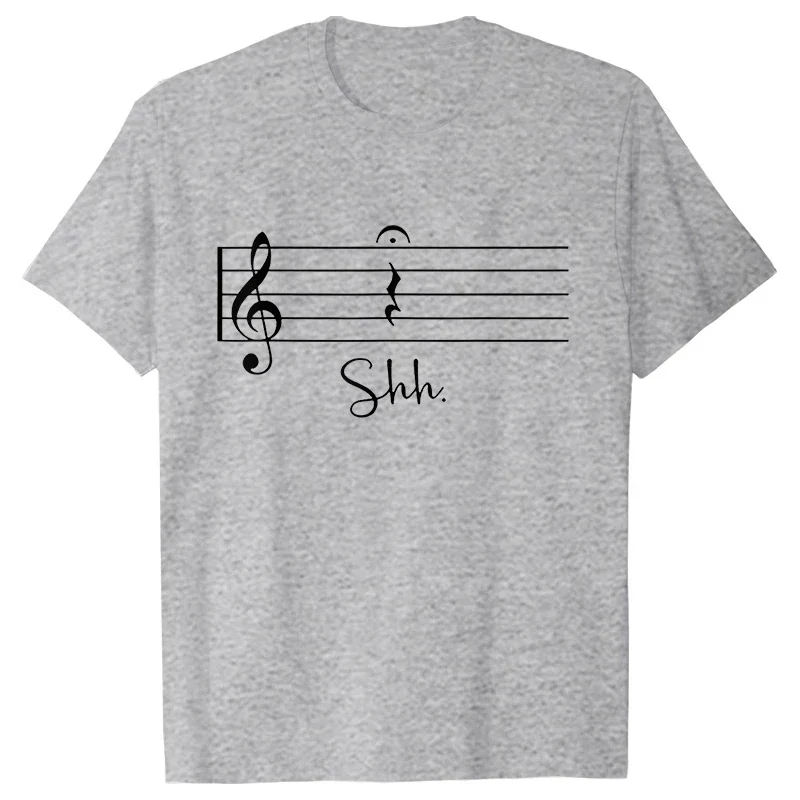 Music Notes Men T Shirts Funny Graphic Tops Streetwear Short Sleeve Tees Oversized Harajuku Music Lover T-shirt Mens Clothing - Image 4