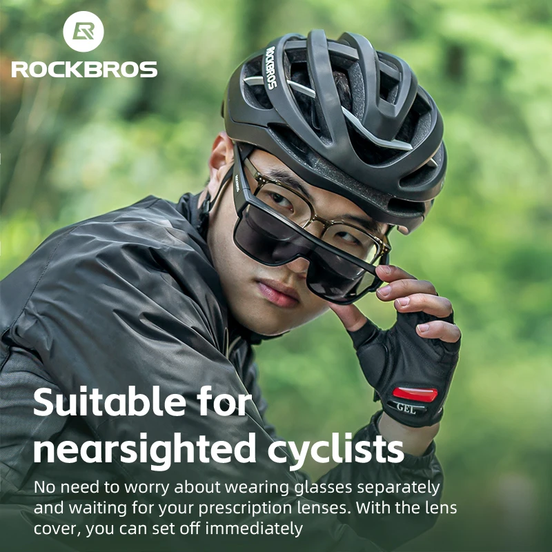 ROCKBROS Polarized Cycling Sunglasses Mutilfunctional Glasses UV Protection Set Glasses Frame Compatible Men's Women's Sunglass - Image 3