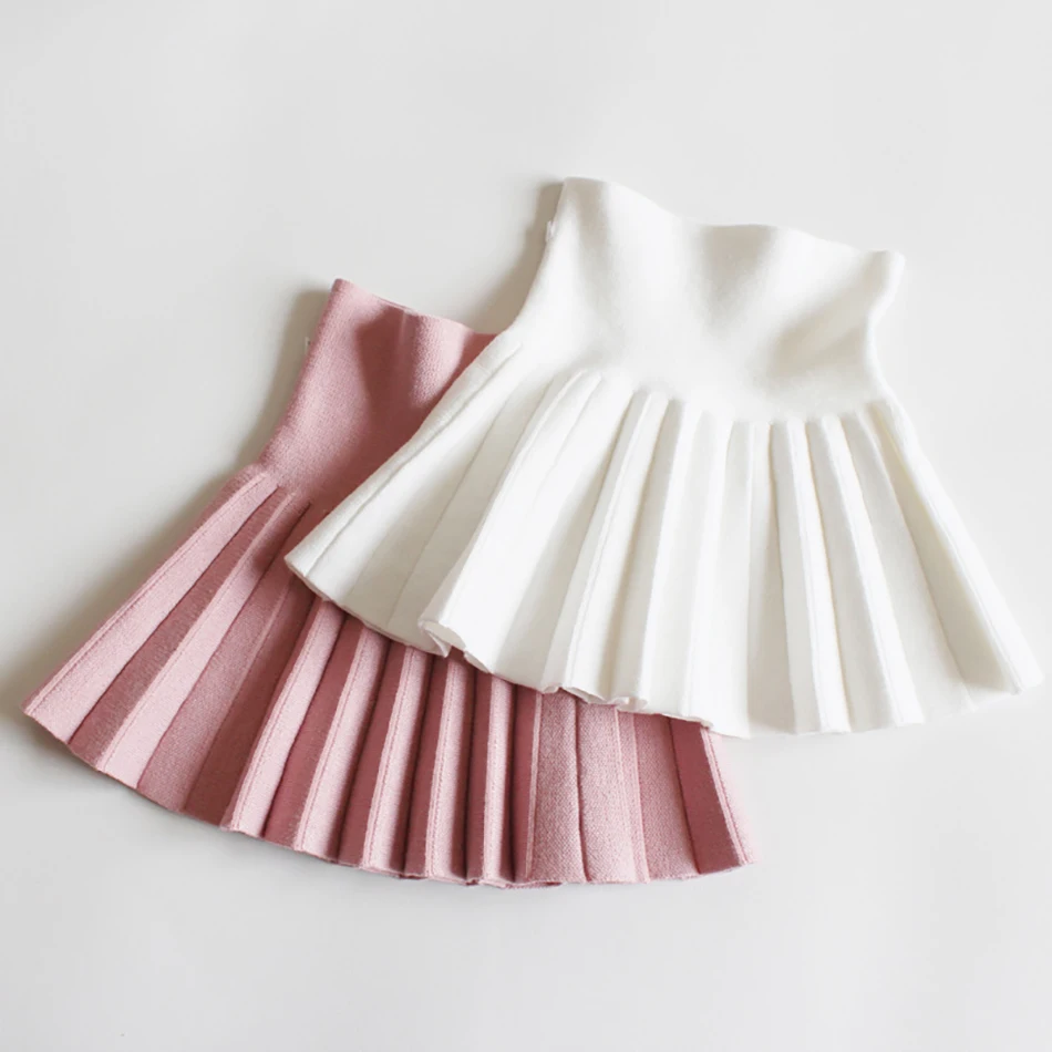 Elegant Kids Pleated Skirt Girls Soft and Comfortable Bottoms Children Fashion High Waist Short Princess Dress for Everyday Wear - Image 2