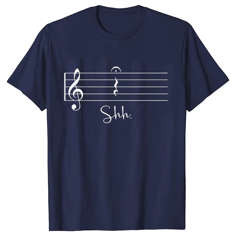 Music Notes Men T Shirts Funny Graphic Tops Streetwear Short Sleeve Tees Oversized Harajuku Music Lover T-shirt Mens Clothing - Image 2