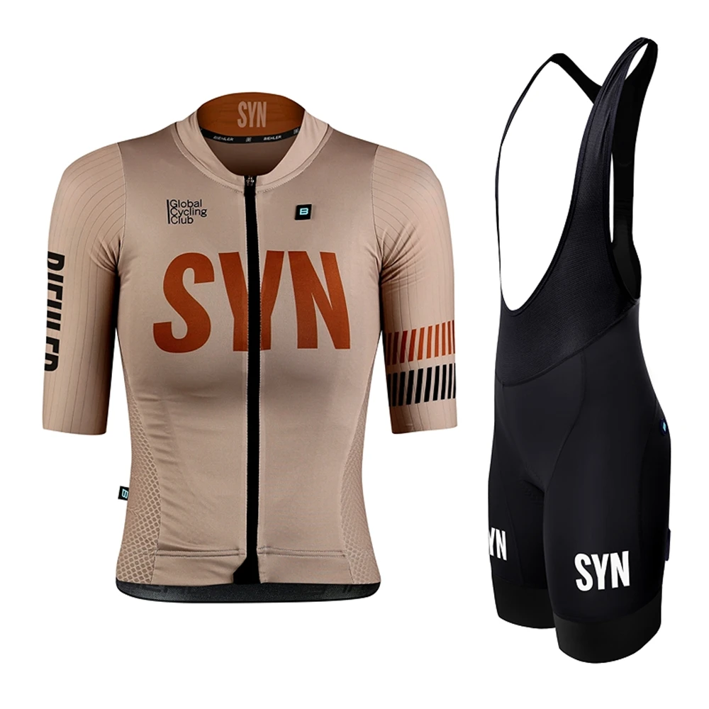 Summer SYN Team Cycling Set Women SYNDICATE Short sleeve Jersey and Bib Shorts Pro Race Bicycle Clothing Suit - Image 6