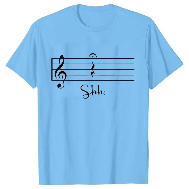 Music Notes Men T Shirts Funny Graphic Tops Streetwear Short Sleeve Tees Oversized Harajuku Music Lover T-shirt Mens Clothing - Image 5