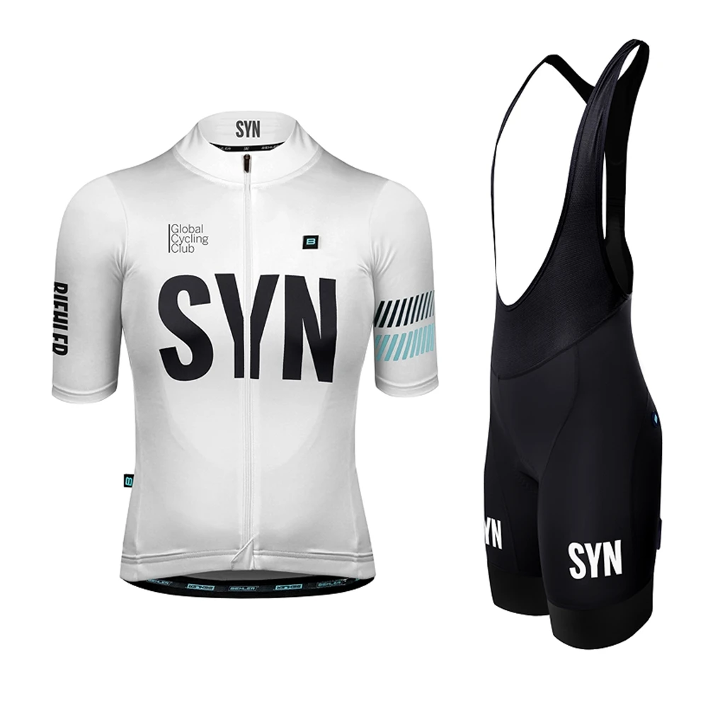 Summer SYN Team Cycling Set Women SYNDICATE Short sleeve Jersey and Bib Shorts Pro Race Bicycle Clothing Suit - Image 4