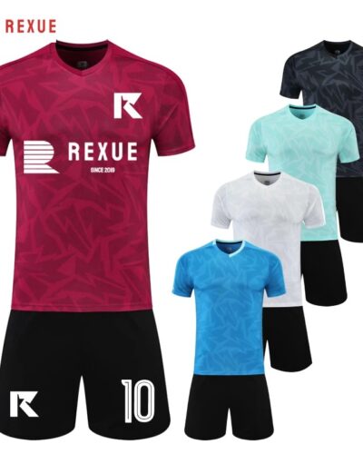 Kids & Men Football Jersey Set – DIY Personalized Custom Team Soccer Uniform 23/24 (2-Piece Sports Suit)